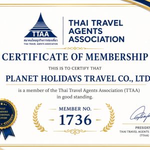 Thai Travel Agents Association (TTAA) — Member No. 1736